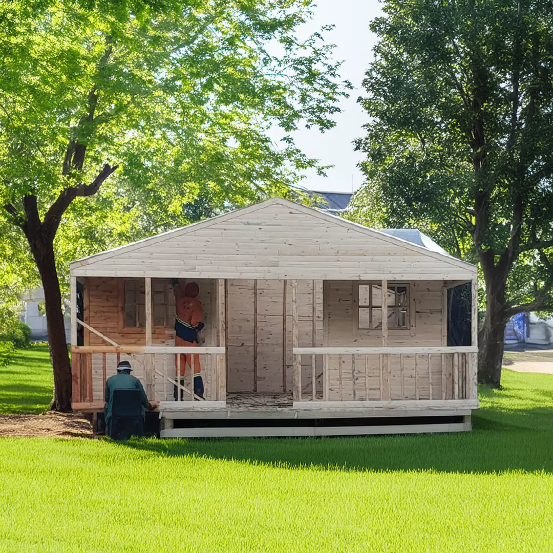 Knotty Pine Wendy House