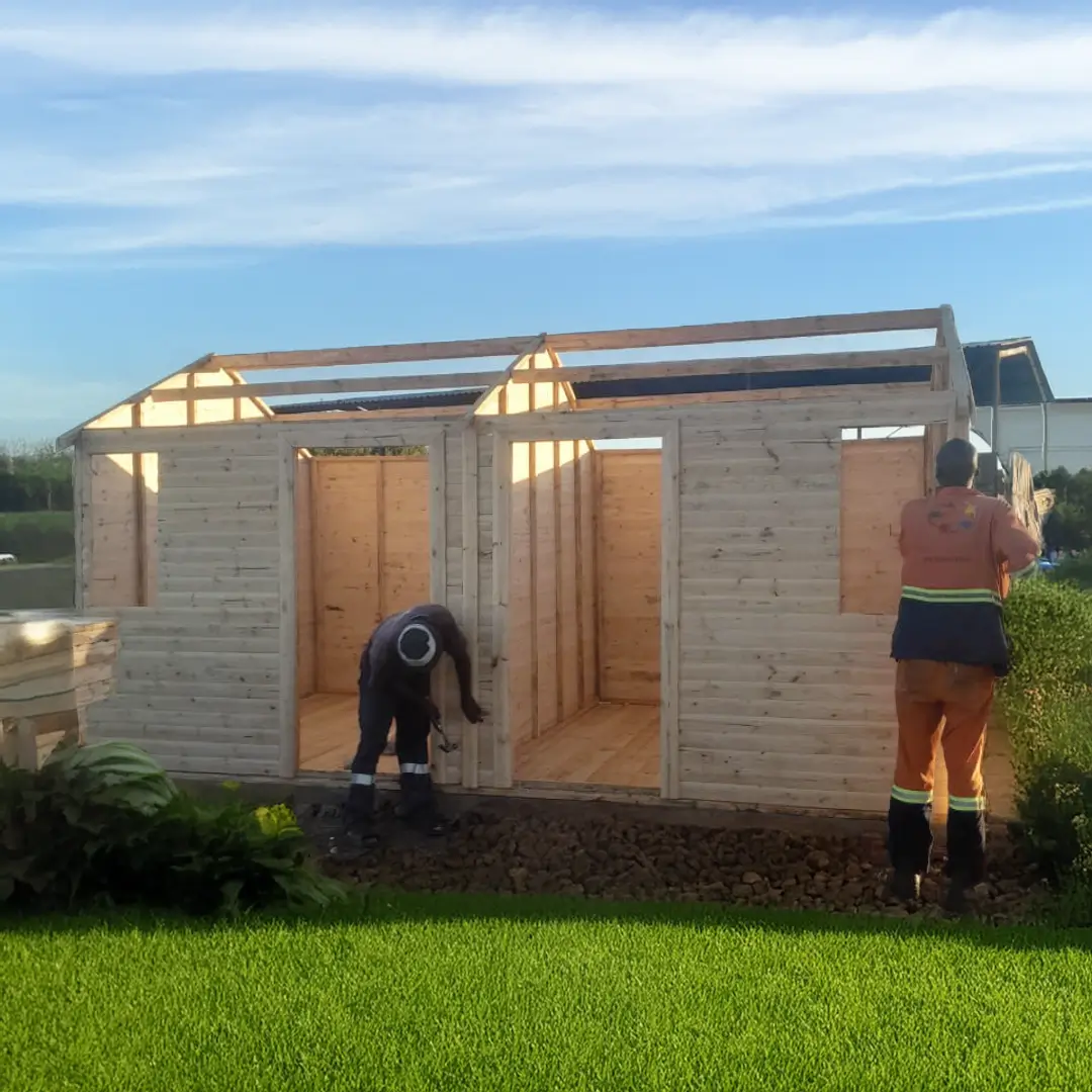 Knotty Pine Wendy House